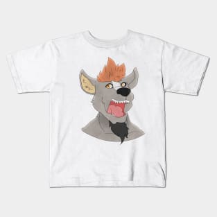 Anthro wolf face Kids T-Shirt